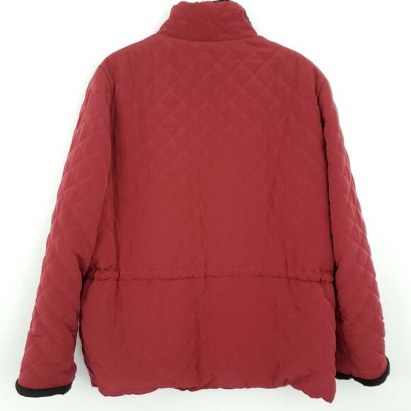 Marc New York Red Winter Coat Quilted Thermolite Plus Insulation Est. Medium - Picture 2 of 8